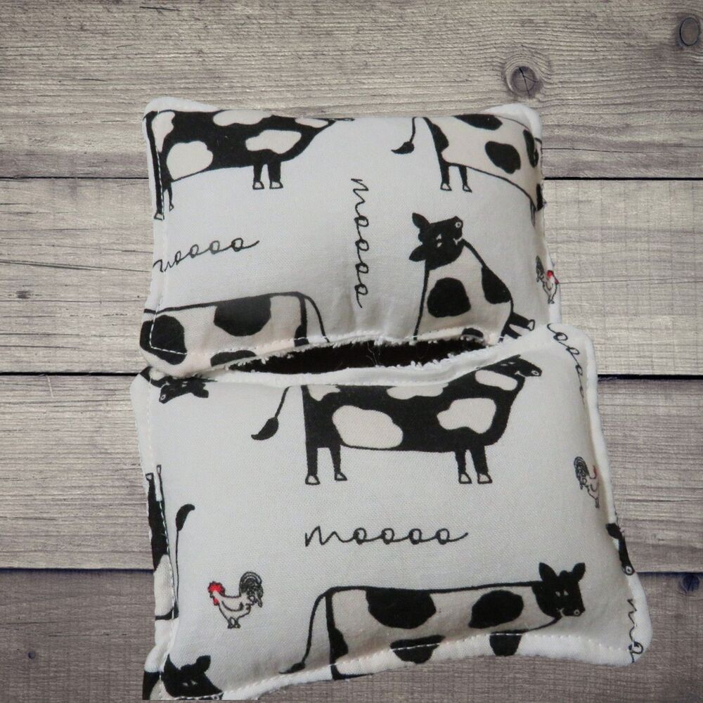 Reusable Sponge Cow Dish Scrubby Set of 2